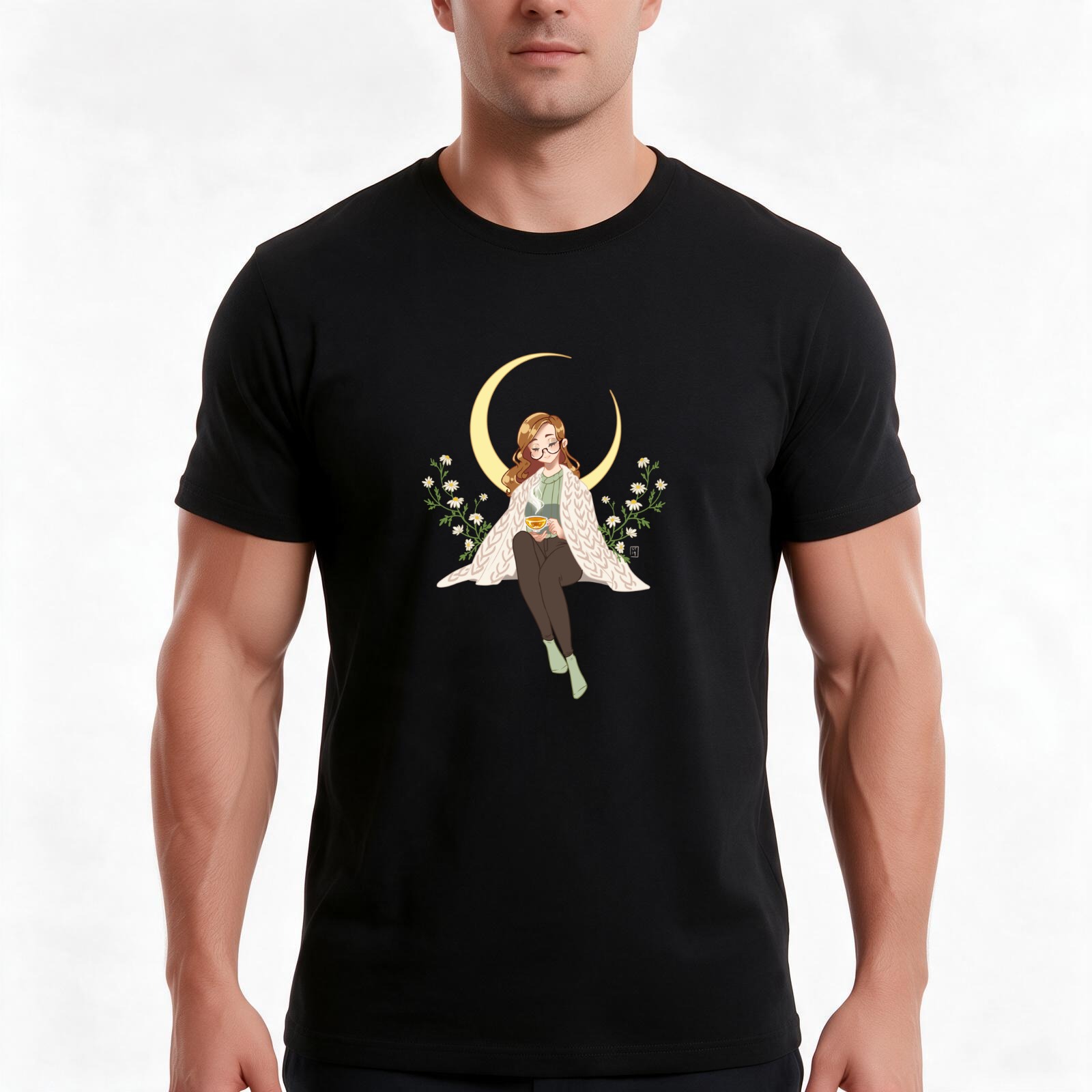 Chamomile Tea - Kaos dengan Motif Teh Chamomile, Kaos