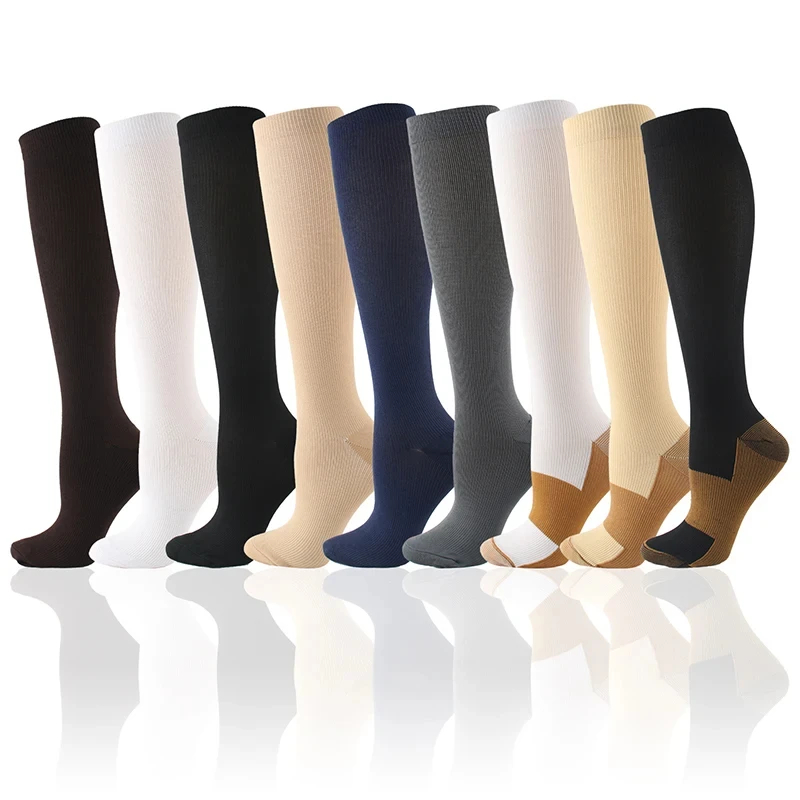 Echinacea - Kaus kaki kompresi medis warna Solid,
