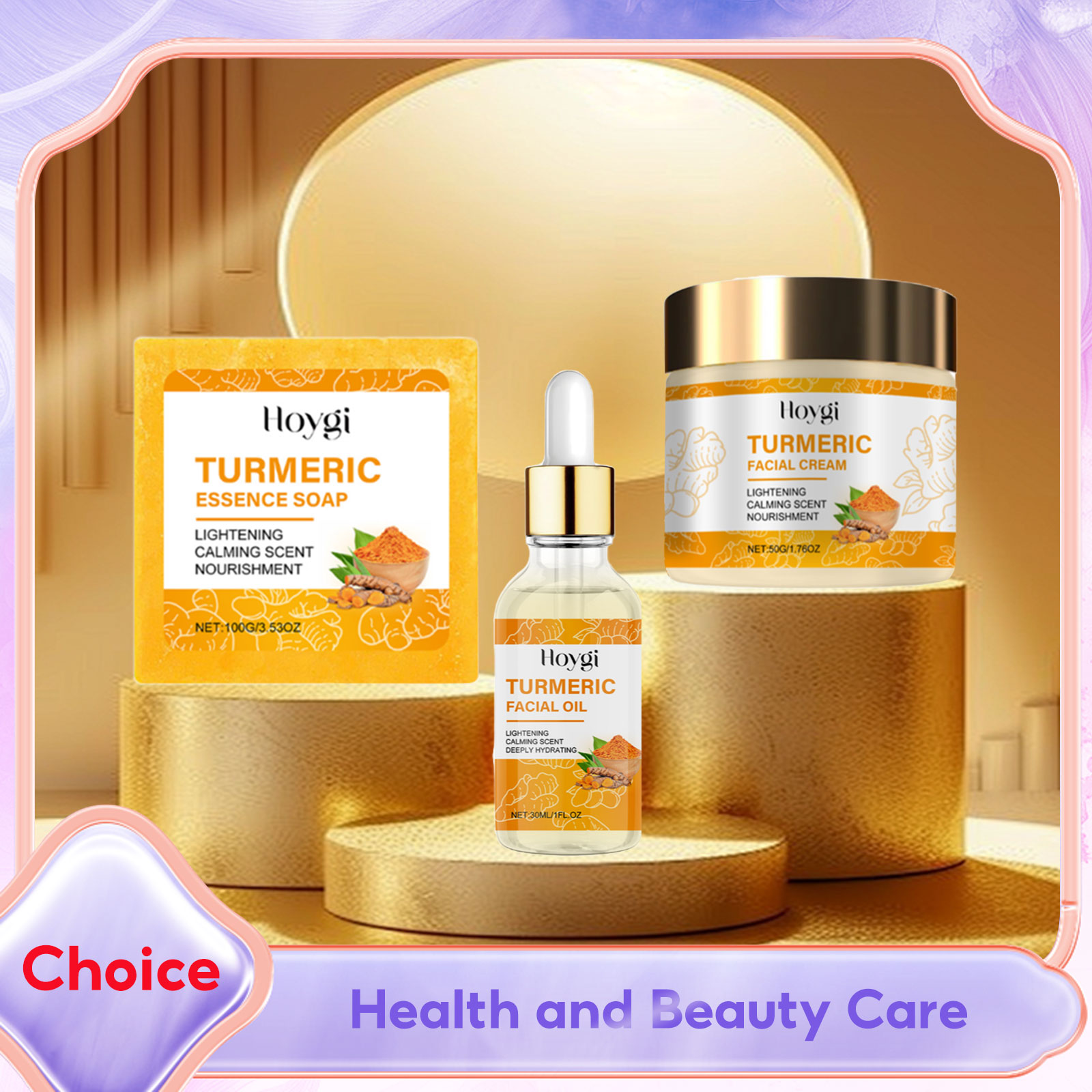 Turmeric - Set Perawatan Kulit Kunyit Sabun Tubuh