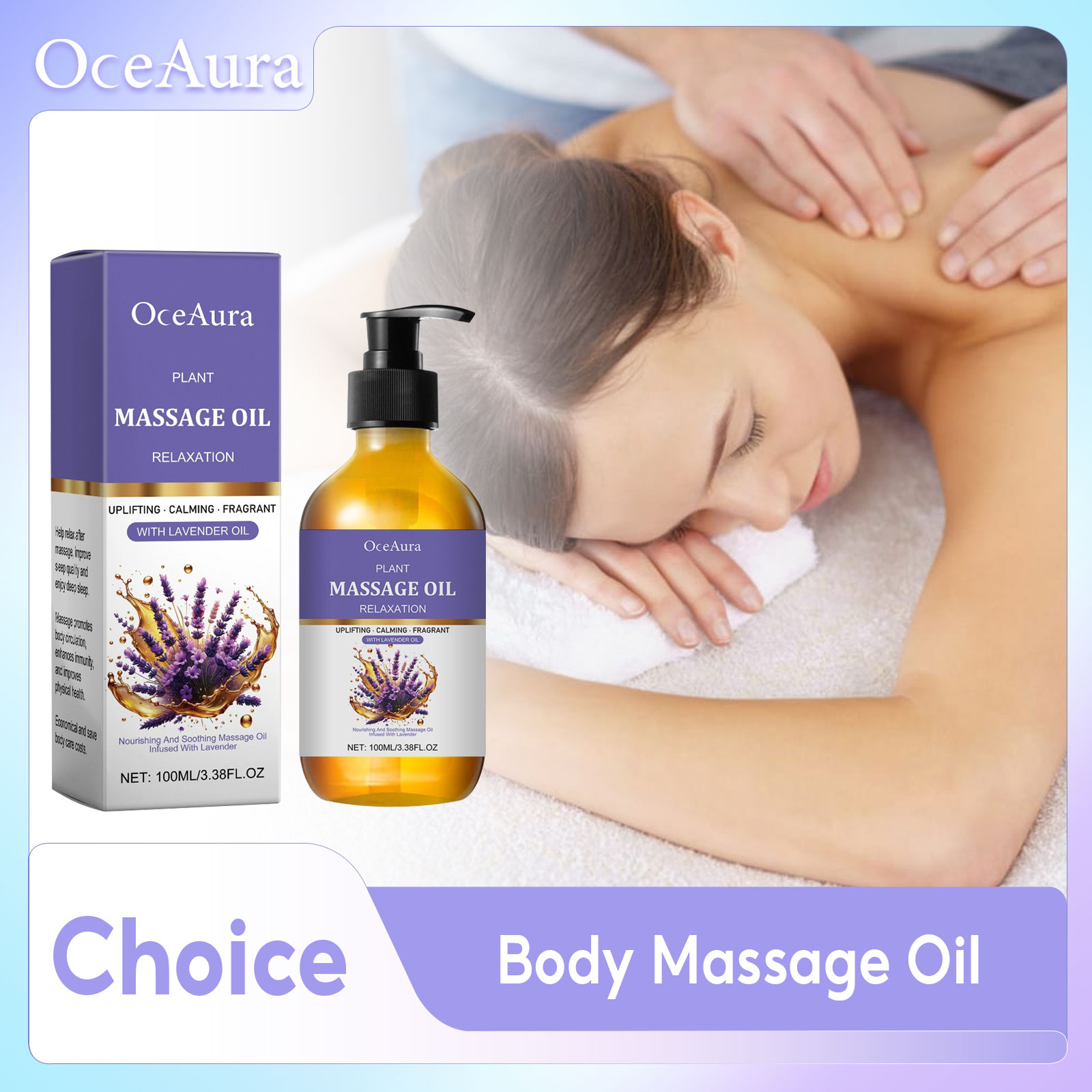 Lavender Oil - Minyak Esensial Murni Lavender Minyak Aromatik