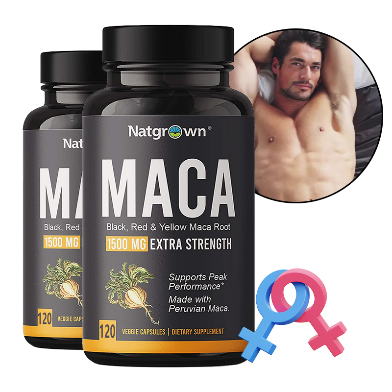 Herbal Supplement - Kapsul akar Maca (hitam + merah