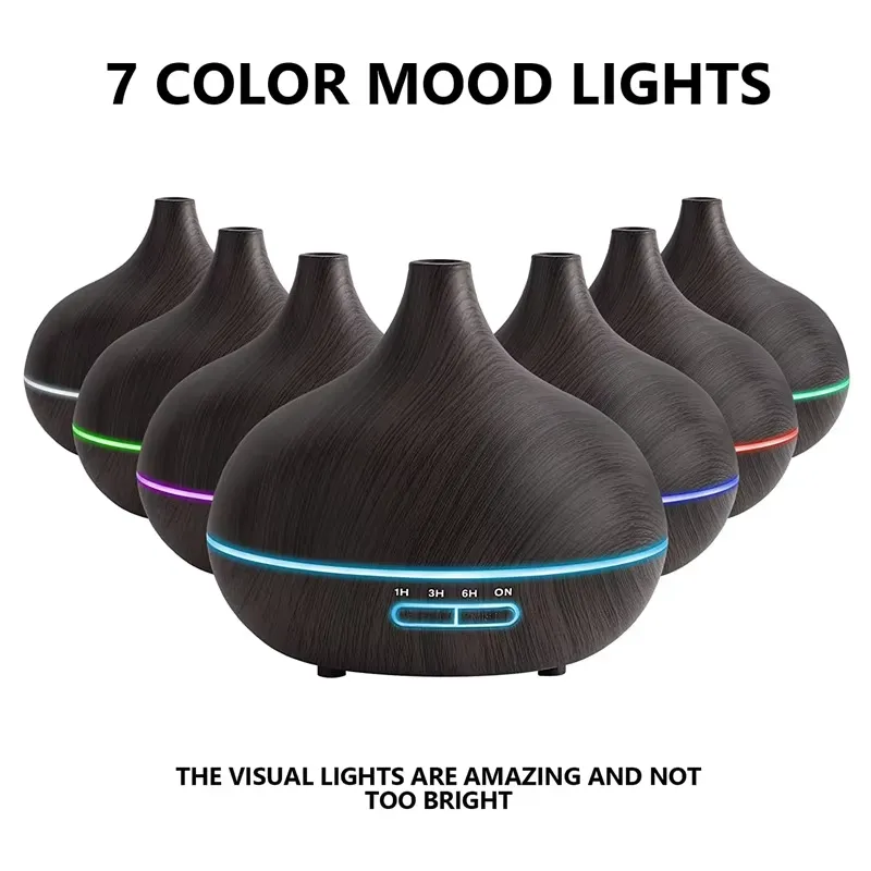 Diffuser Aroma USB Warna Kayu  - Essential Oils ulasan dan harga