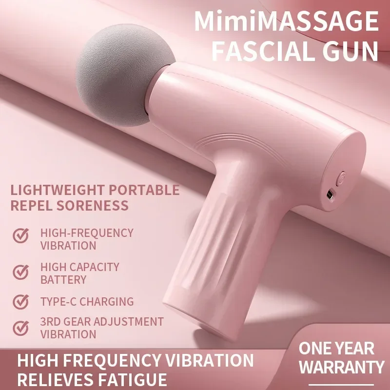 Pistol pijat Mini Pink otot, T - Health Wellness ulasan dan harga