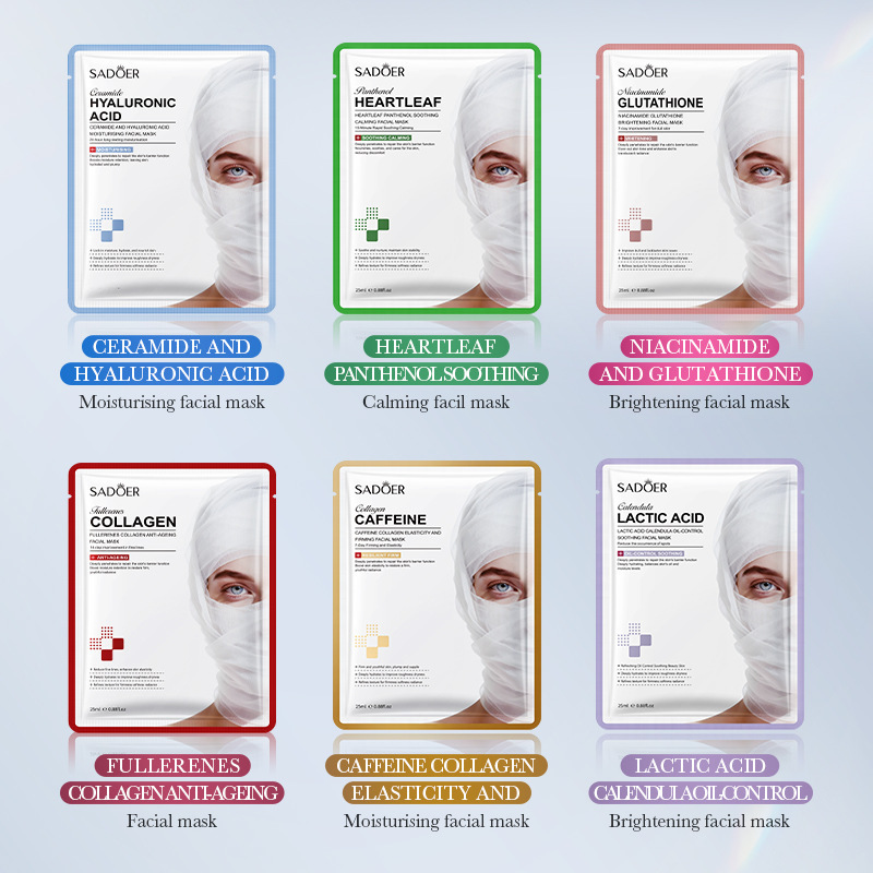 12 Lembar Masker Wajah SADOER  - Echinacea ulasan dan harga