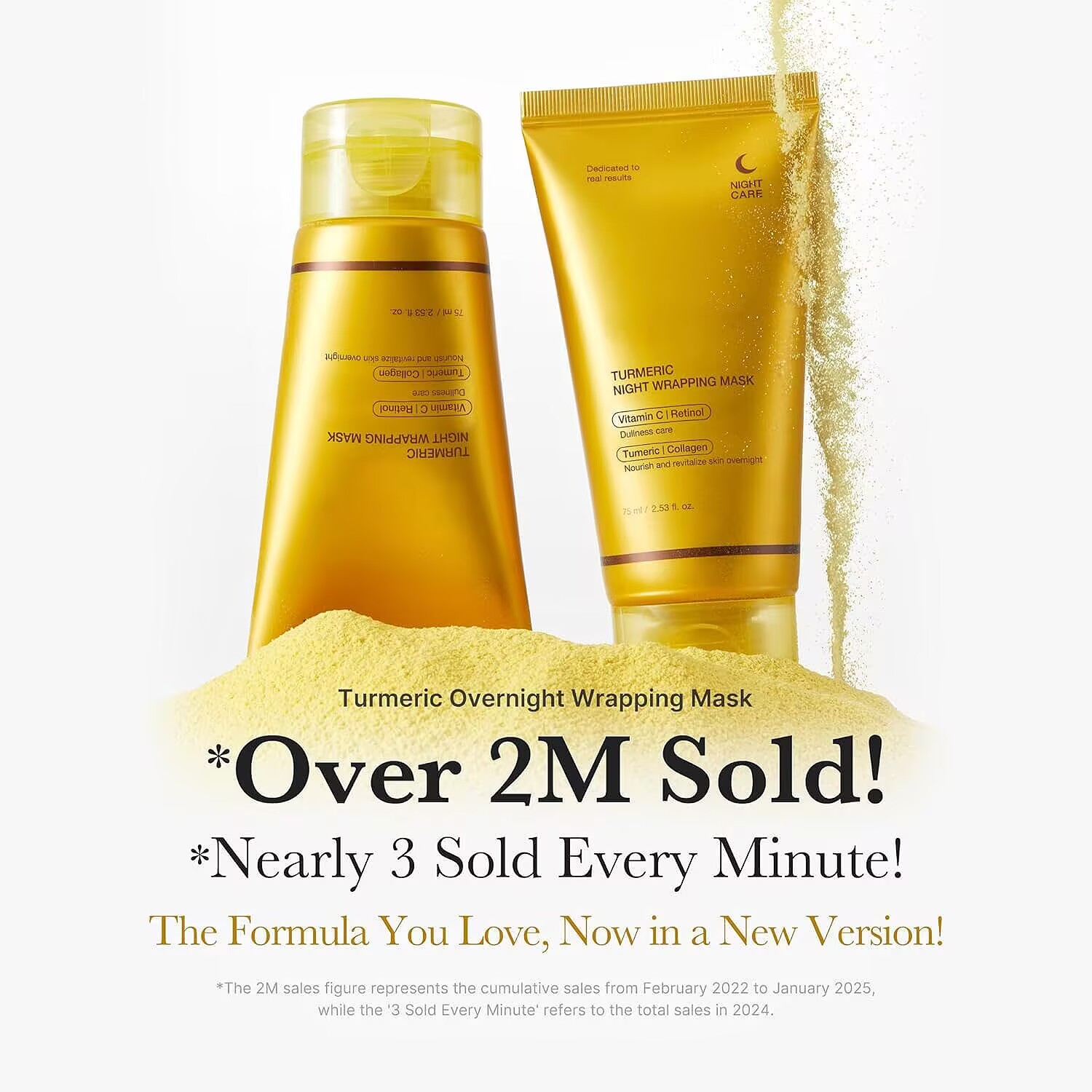 Masker Peel Off Kolagen Kunyit - Turmeric ulasan dan harga