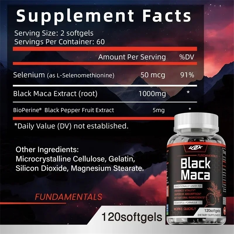 Suplemen Maca Hitam - dengan L - Herbal Supplement ulasan dan harga