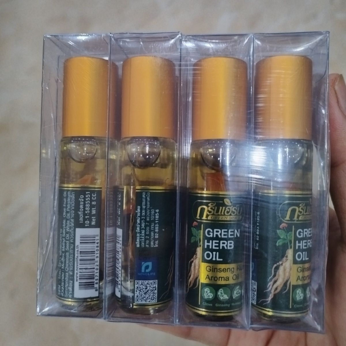 Balsem Herbal Roll On Thai Min - Ginger Tea ulasan dan harga