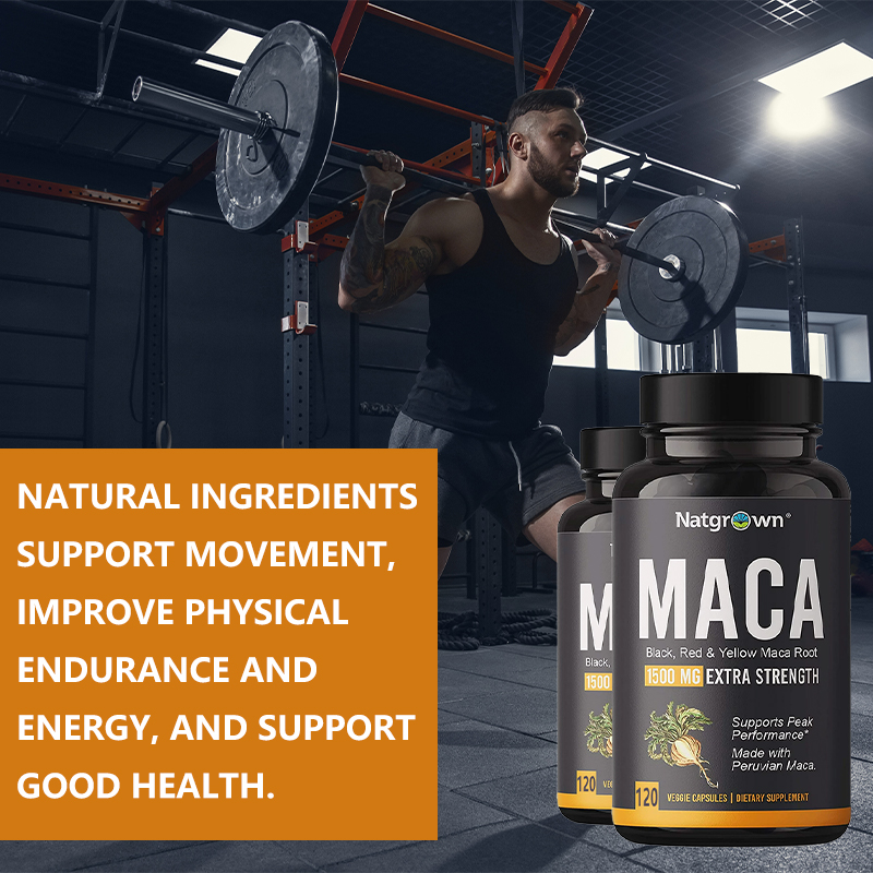 Kapsul akar Maca (hitam + mera - Herbal Supplement ulasan dan harga