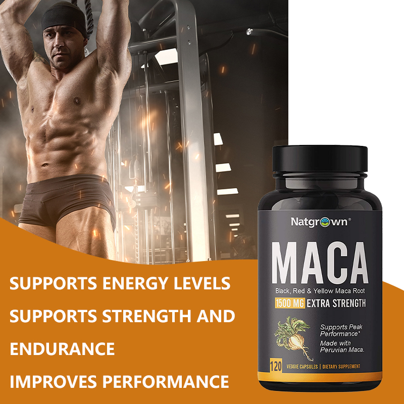 Kapsul akar Maca (hitam + mera - Herbal Supplement ulasan dan harga