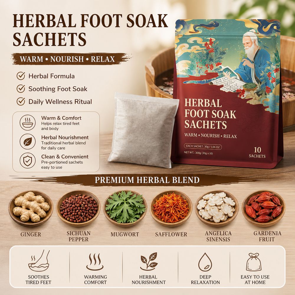 Kantong Perendam Kaki dengan C - Dried Herbs ulasan dan harga