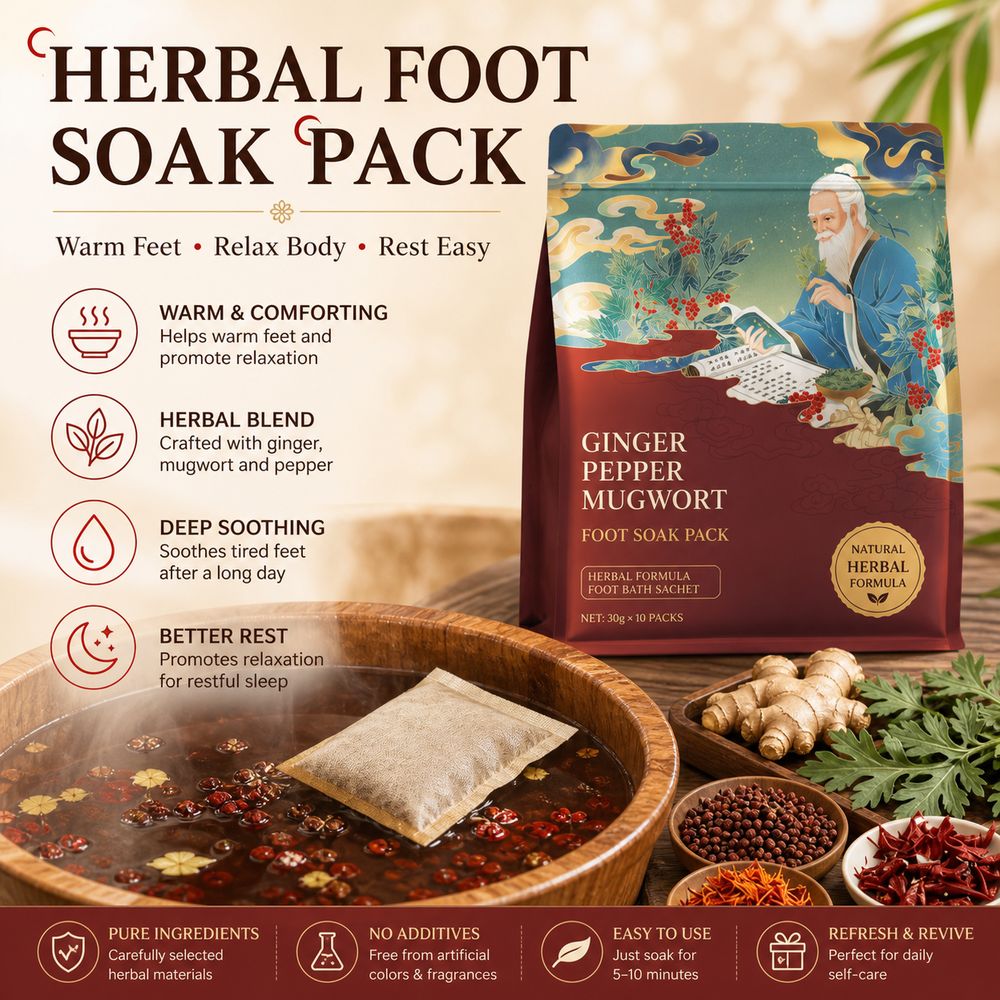 Kantong Perendam Kaki dengan C - Dried Herbs ulasan dan harga